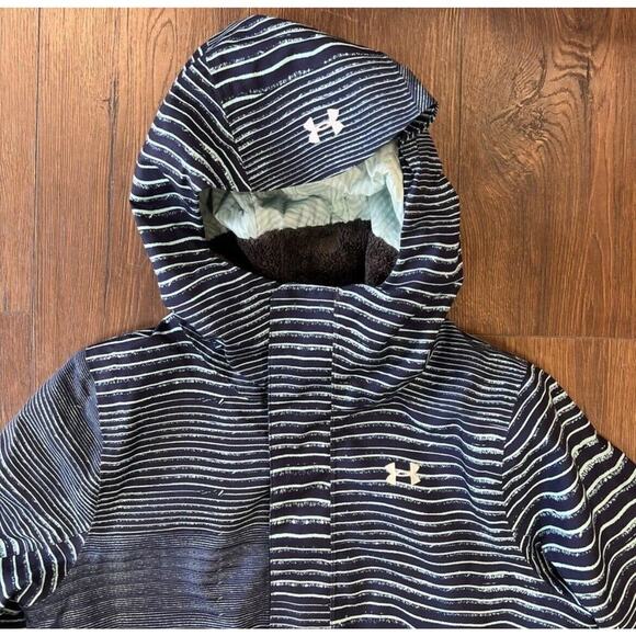 Under Armour ColdGear Infrared Powerline Insulated ski coat In Teal SZ SM - Picture 9 of 9